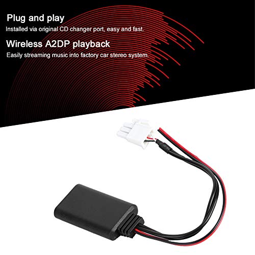 Fydun Goldwing Bluetooth Adapter Receiver for GL1800 - Female Stereo Audio Jack Adapter Cable, 3-Pin AUX Audio Cable for Goldwing GL1800 - Image 3