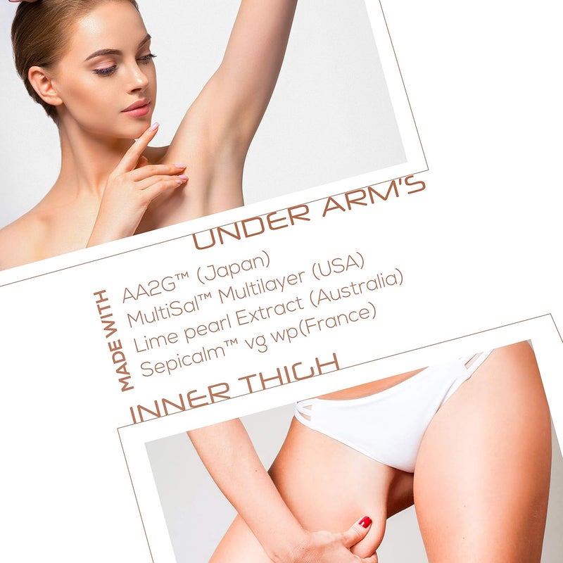 QLERIX Premium Intense whitening CREAM FOR UNDERARMS INNER THIGHS ELBOWS KNEE PITS  INTIMATE AREA WHITENING  Pearl Extract  Paraben Free50gm17 OZ - Image 4