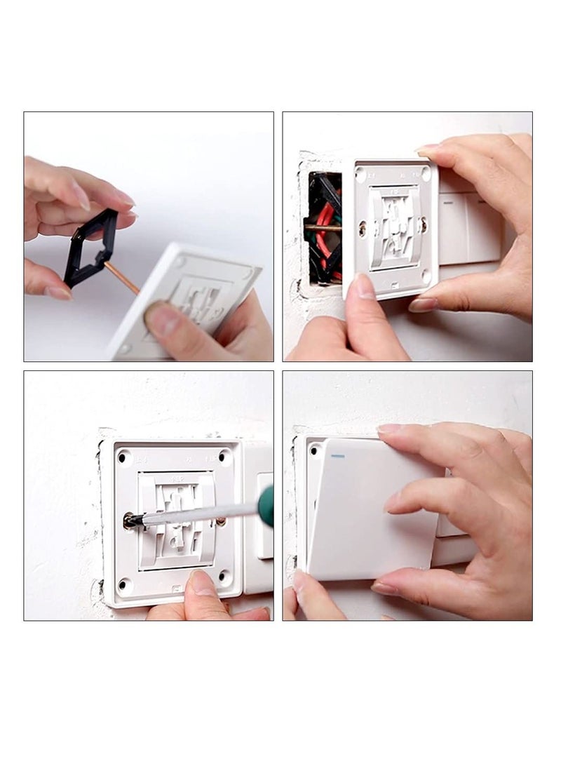 واي آند دي Wall Mount Switch Box Repair Tool Cassette Repairer Support Rod for Type 86 Socket Bottom (10 Pieces)  - Image 2