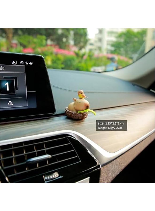 7 Pcs Capybara Car Dashboard Figurines 2-3 inches Decoration Cute Car Interior Ornaments - Image 5
