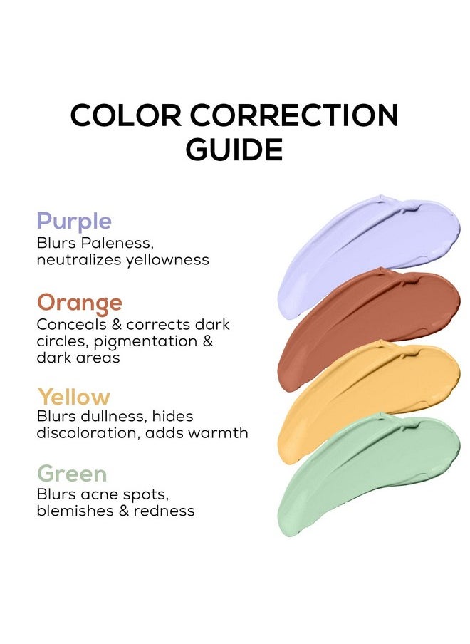 Addict Conceal & Correct Yellow 2.5Ml Medium To Full Coverage Highly Blendable Smooth Creaseless Matte Finish Lightweight Hydrating Long Stay Formula Infused With Vitamin E & Argan Oil