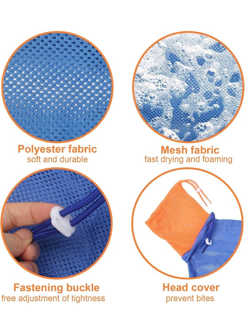 Relex Cat Bathing Bag, Adjustable Breathable Mesh Grooming and Nail Trimming Bag, Soft Polyester Anti-Scratch Cat Washing Restraint for Small and Medium Cats - Image 2