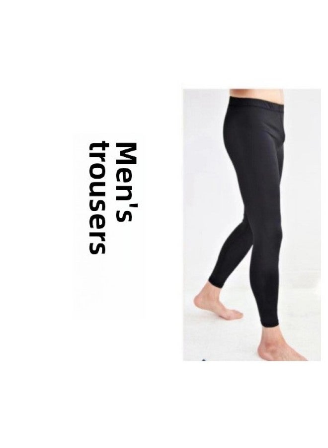 Loquat Couple's Diving Suit Swimsuit Long Sleeve Trousers Conservative Sun Protection Surfing Snorkeling Beach Competitive Swimsuit-Color:Men's Trousers- - Image 1