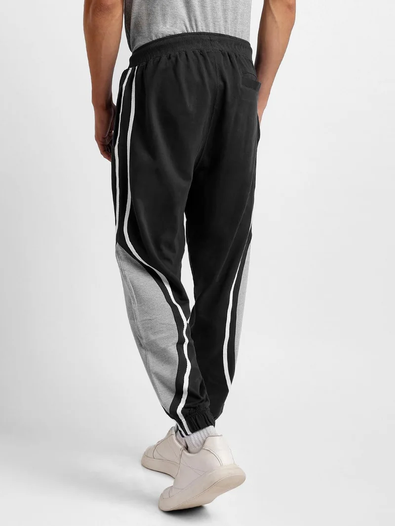 Nobero  Men's Black and Gray Joggers for Men  | Best Price UAE