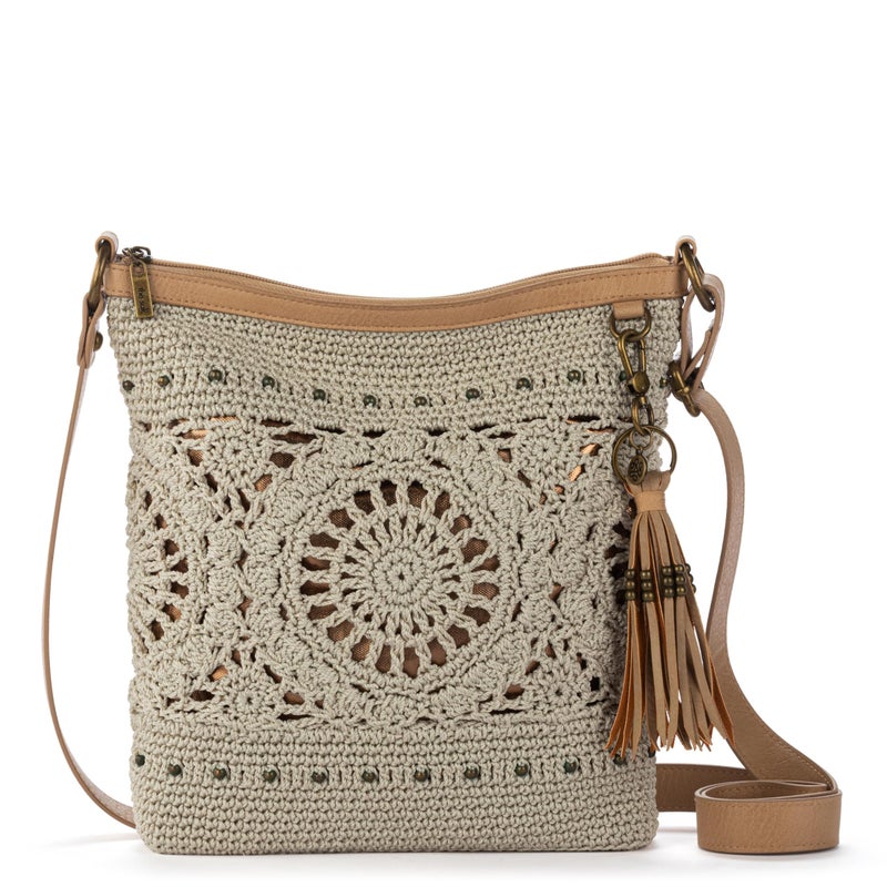 The Sak Lucia Crochet Crossbody Purse - Hand Crochet Women's Handbag for Everyday & Travel - Cross Body Bag With Zipper - Image 1
