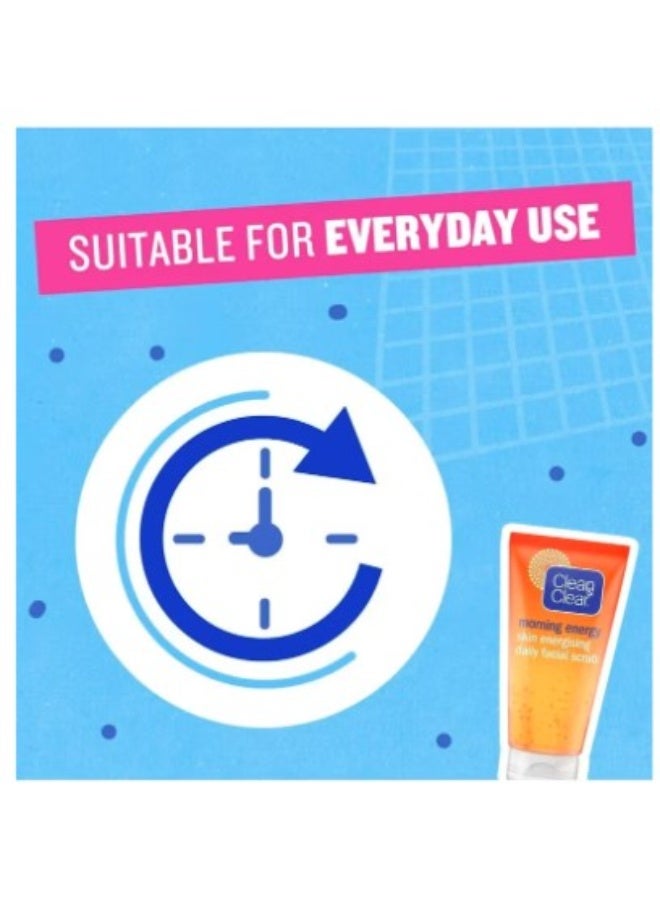 Clean & Clear Morning Energy Daily Facial Scrub 150ml - Image 5
