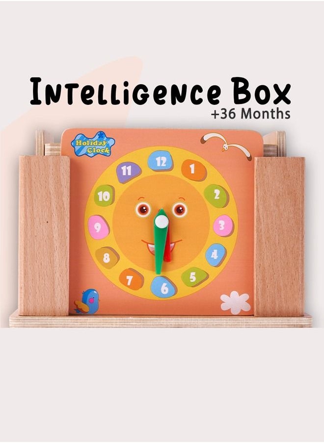 BAYBEE Wooden Intelligence Box Stacking Sorting Kids Toys Intellectual Challenge Brain Puzzle Game For Toddlers Early Educational Learning Block Games 36+ Months  - Image 3
