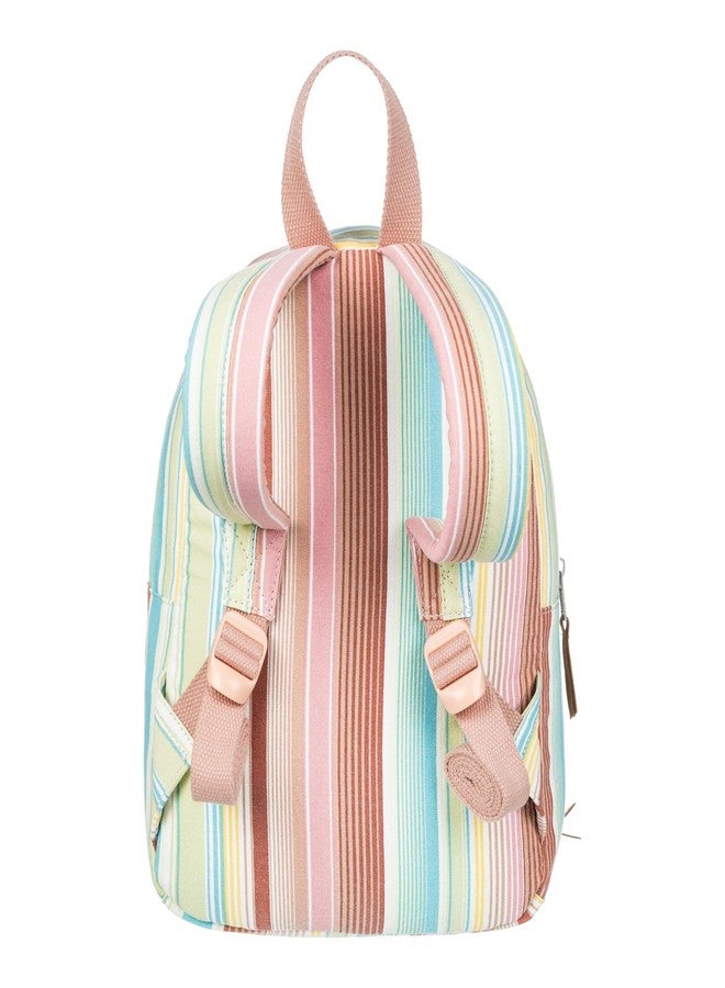 Roxy Women Always Core Backpack | Travel | Everyday Carry | Beach | Polyester | 8L Capacity - White Salty Stripe - Image 3