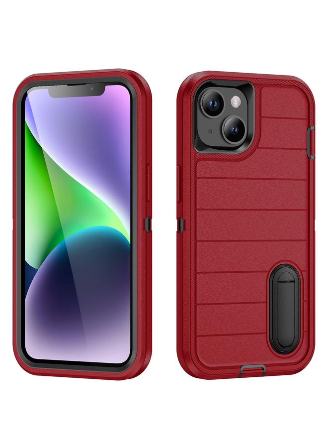 S-TOP Case For iPhone 13 Defender Gen2 Rugged PC + Silicone Phone Case with Holder - Image 1