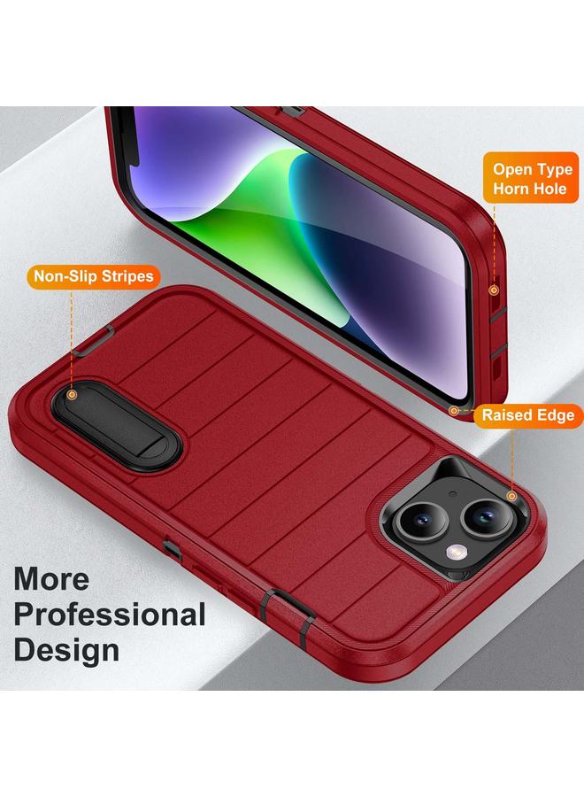 S-TOP Case For iPhone 13 Defender Gen2 Rugged PC + Silicone Phone Case with Holder - Image 3