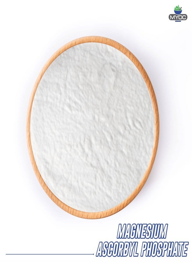 ميوك مسحوق فوسفات أسكوربيل المغنيسيوم من MYOC، مادة خام تجميلية للاستخدام في مستحضرات التجميل والتحضير المنزلي - 100 غرام - Image 3