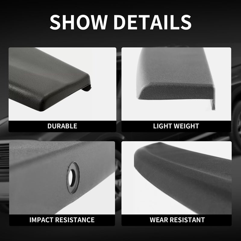 KARPAL Tailgate Spoiler Top Protector Cover Molding Cap for Dodge Ram 1500/2500/3500 (2009-2018) - Image 3