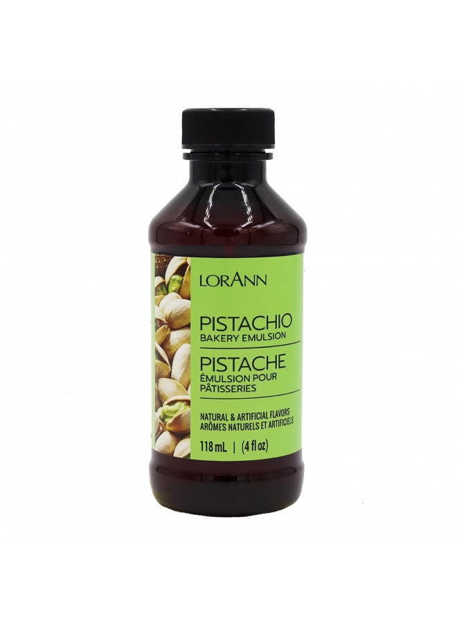 Lorann Oils Pistachio Bakery Emulsion: Genuine Pistachio Aroma, Perfect for Boosting Nutty Notes in Baked Goods, Gluten-Free, Keto-Friendly, Pistachio Extract Substitute Essential for Your Kitchen - Image 1