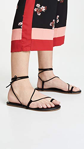 TKEES Women's Jo Lace Up Sandals, Bleeker/Black, 7 Medium US - Image 3
