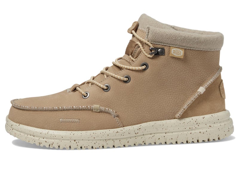 HEYDUDE Bradley Boot Leather Wheat Size 10 | Men's Boots | Men's Pull on Boots | Comfortable & Light-Weight - Image 4