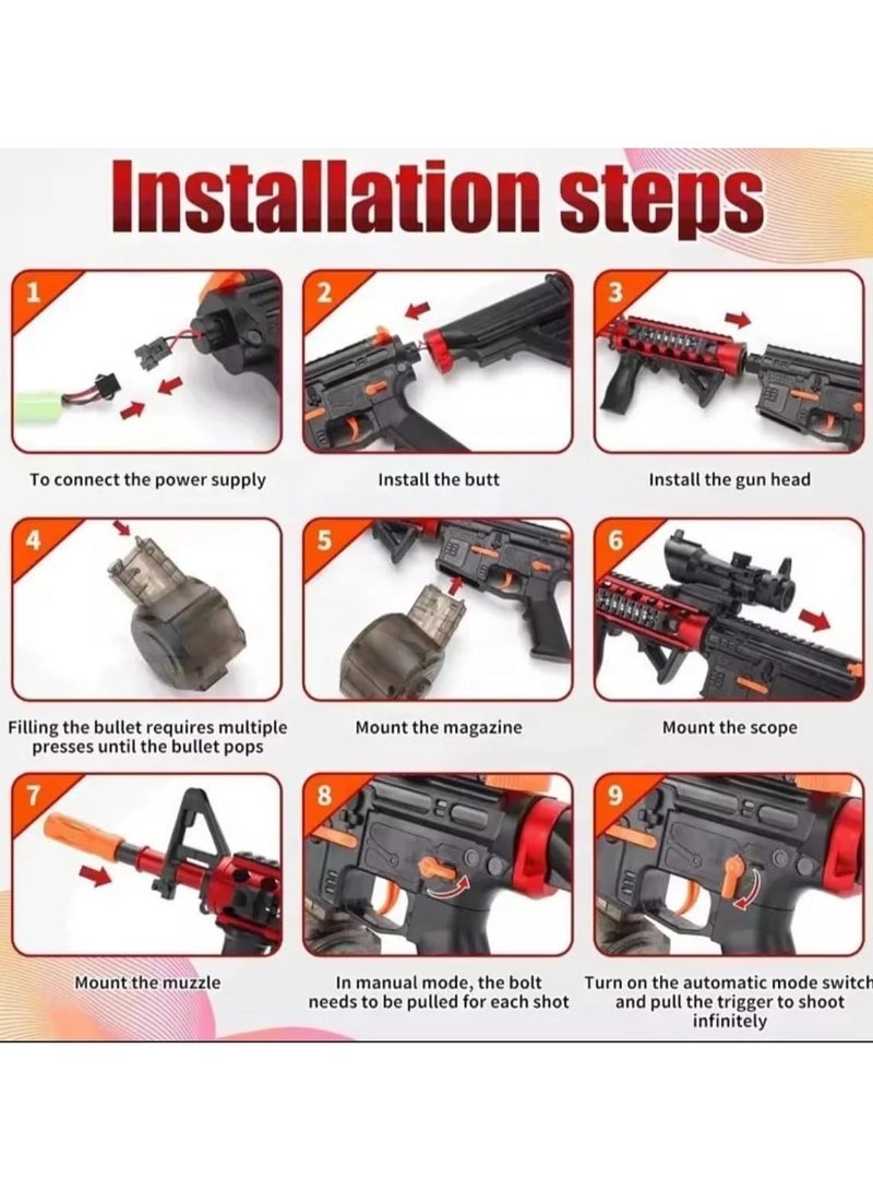 Moonmen Gel Blaster Toy, Blasters & Foam Play is a Toy to Exercise Children's Physical Coordination, Fun Outdoor Activity, Suitable for Teens, Teens, Adults, 12 Years Old and Above - Image 4