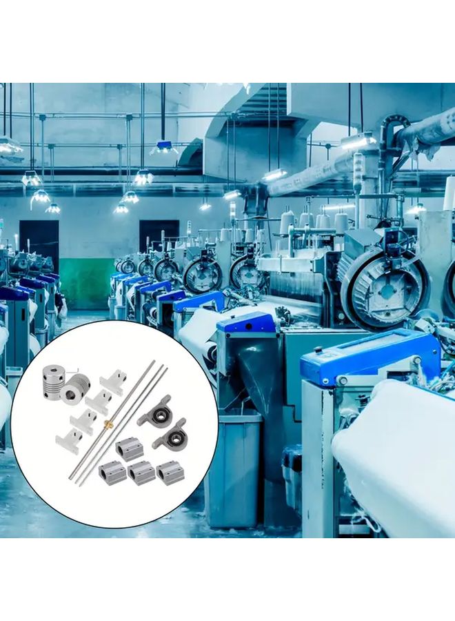 Gray 8mm Horizontal T8 Dual Rail Screw Set 500mm - Image 5