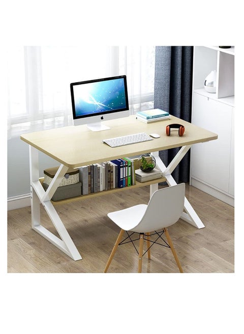 Computer desk, modern simple laptop vertical office desk workstation, home office laptop corner desk learning desk