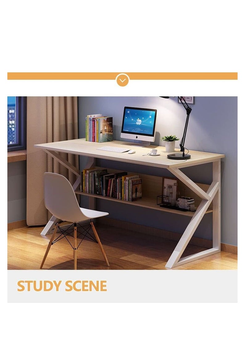Computer desk, modern simple laptop vertical office desk workstation, home office laptop corner desk learning desk