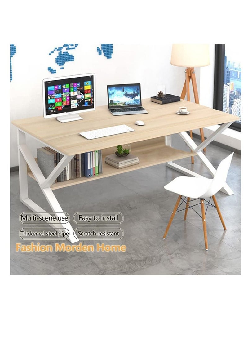 Computer desk, modern simple laptop vertical office desk workstation, home office laptop corner desk learning desk
