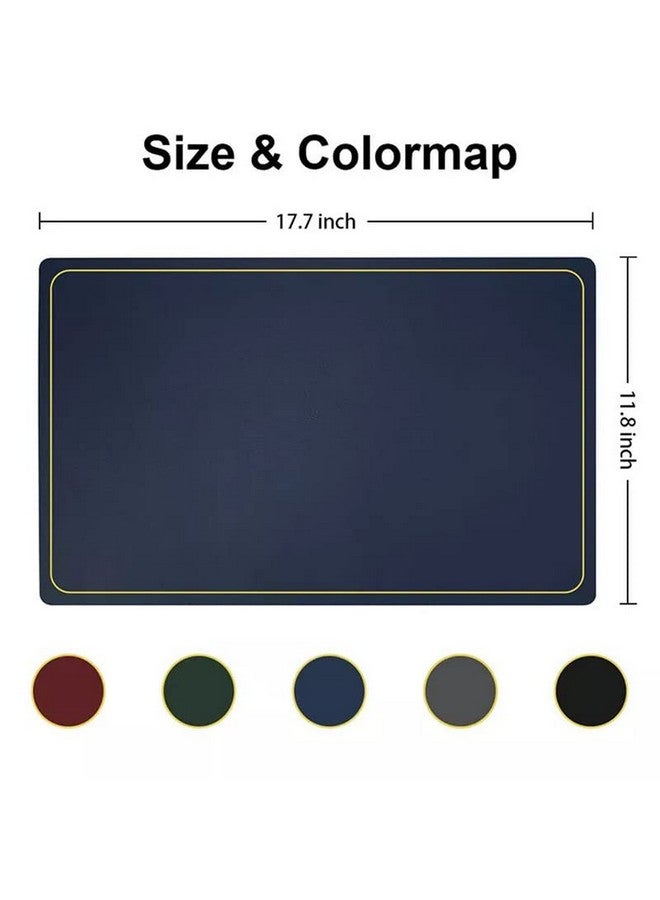 Palshiv Leather Placemats Set of 6, Waterproof Wipeable Washable Indoor Placemats for Dining Table Home Kitchen Dinner, Elegant Rectangle Placemats, Easy Clean Table Mats Size 45x30 cm - Image 3