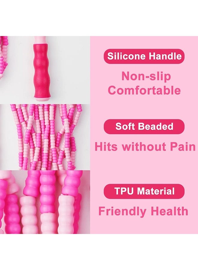 واي جيه شكل حبل القفز المتين، الخرز اللينة السيليكون، لا عقد، قابل للتكيف الحر، مناسب للأطفال والرجال والنساء - Image 2