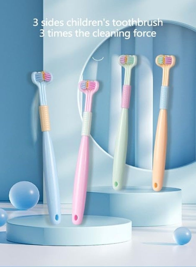 SHOPONIL Three sides soft silicone brush head stim toothbrush, 3-sided heysmile ultra soft toothbrush suitable for aged 2-12, children cleaning toothbrush, soft bristles for enamel (Pack-1) - Image 2