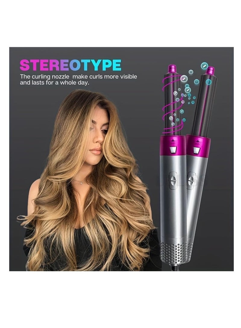 5 in 1 Electric Hair Brush for Curling Rollers, Hair Straightener, Straightening, Curling, Drying, Massage Combing, Hair Care - Image 4