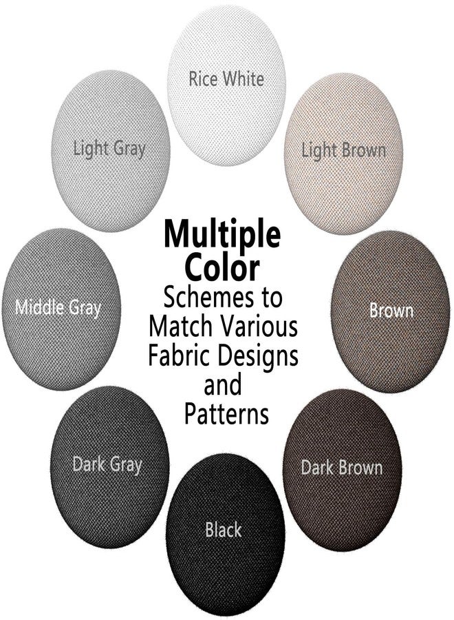 AHAILUOO 12 Colors Fabric Covered Button Twist Pins Dust Ruffle Pins- for Sofa，Upholstery，Armchair Caddies, Armrest Covers,Bed Skirts, Slipcovers, Headliners (Medium Gray, 12) - Image 3