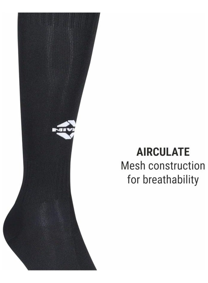 Nivia Plain Encounter Football Socks / Stockings | Medium | Unisex | Knee Length long Stockings | For Football Soccer & other Sports - Image 4