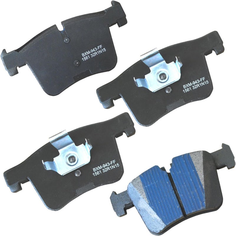 Bendix Premium SBM1561 Semi-Metallic Front Brake Pads for Select Models BMW 120i,220i,228i,228i xDrive,230i,230i 320i,320i 328d,328d 328i,328i GT 330e,330i,428i,Gran Coupe,xDrive 430i,X3,X4 - Image 1