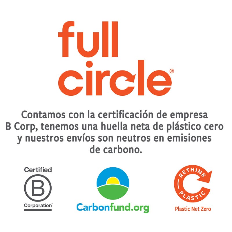 Full Circle Scrub Brush for Cast Iron Cookware, Dishes Pots, Sinks - Sustainably Sourced with Bamboo Handle - Image 2