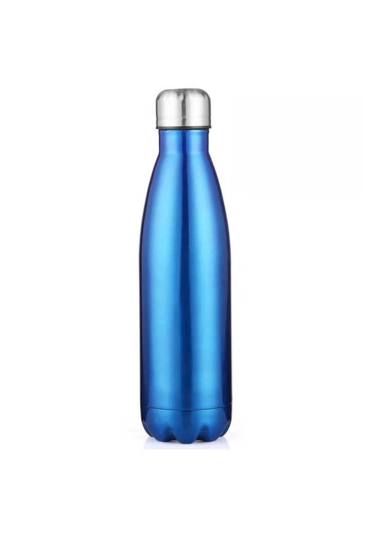 New stainless steel double-layer deep blue insulated water bottle 500ml - pzsku/ZAD40467328973973E7B2Z/45/_/1731729174/5821713b-dde7-494b-afb2-f8c16252133a