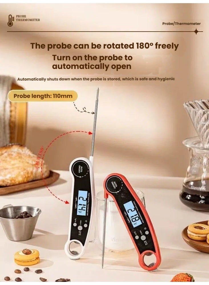 المطبخ الطبخ ميزان الحرارة القراءة الفورية شاشة لد - Image 2