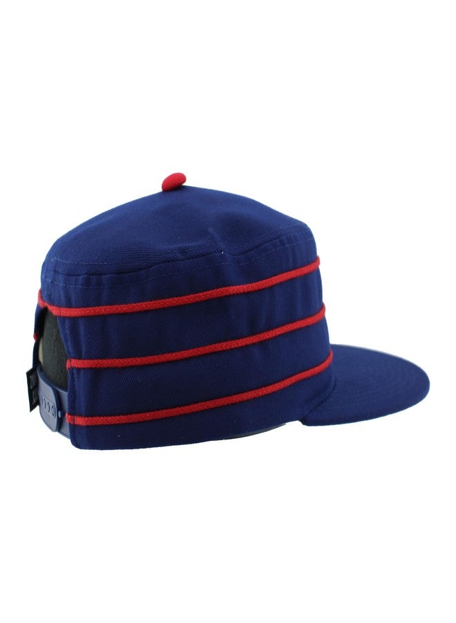 ZHATS U.S. Soccer Officially Licensed USMNT Adjustable Snapback Hat Flat Bill Vintage Stripe Navy - Image 3