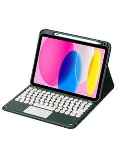 Generic Suitable For IPad 10.2 Keyboard Protective Cover Pro11 Round Key Cap Air5 Right Slot Wonderful Control Keyboard Cover 10 Generation-Color:Purple + Purple Full Color Keyboard-Product Type:ipad Pro 11/Air4 /Air5 10.9/Air11 2024  - Image 5