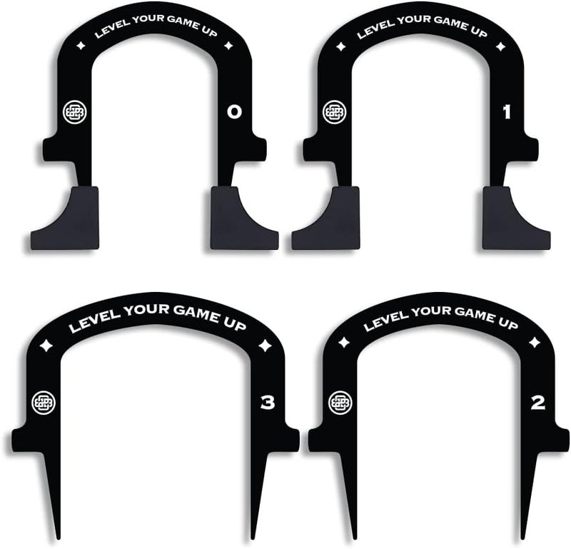 BACK 2 BASICS GOLF Back 2 Basics Putting Gates Set – Golf Putting Aid for Alignment & Accuracy – Gate Putting Green & Golf Putting Mat Trainer - Gate Putter Training Aid for Putting Green - Image 1
