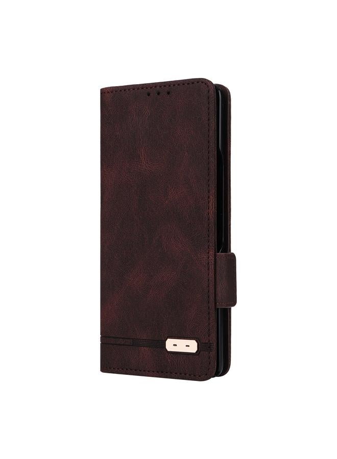 S-TOP Case For Samsung Galaxy Z Fold2 5G Magnetic Clasp Flip Leather Phone Case - Image 3