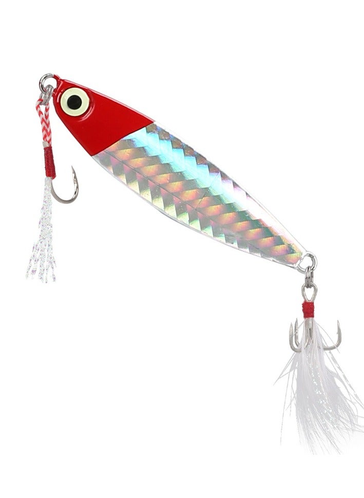 KUYING New 8-Piece Fish Fake Bait with Blood Tank Hook Feather Hook 30g  - Image 4