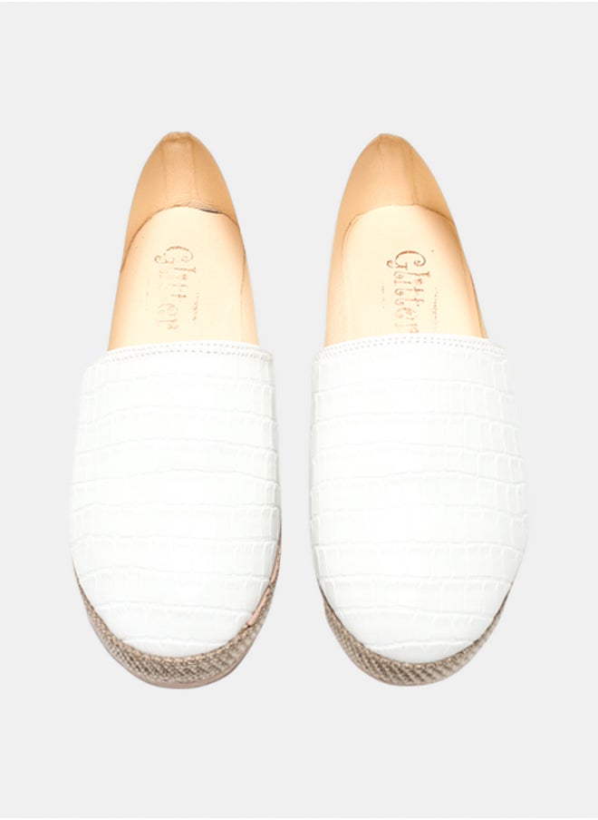 Glitter Women Ballerina - White  - Image 3