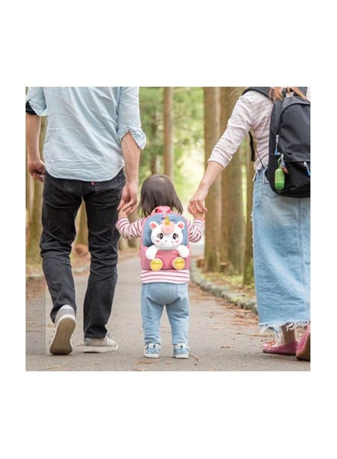 Toddler Backpack,Stuffed Animal Kids Cute Cartoon Schoolbag,Lightweight Bookbags Daypack School Backpack with Adujustable Strap Small Preschool Purse for 2-6 years Boys Girls - Image 5