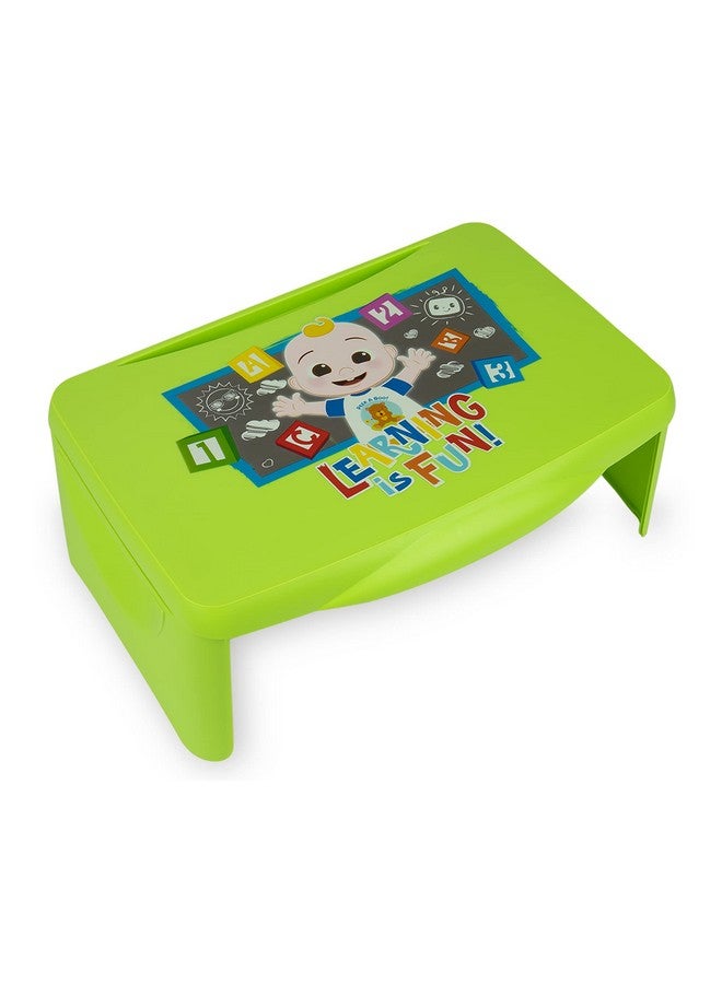 CoCoMelon Kids Lap Desk with Storage - Folding Lid and Collapsible Design - Portable for Travel or use in Bed at Home - Great for Writing, Reading or Other School Activities - Image 2