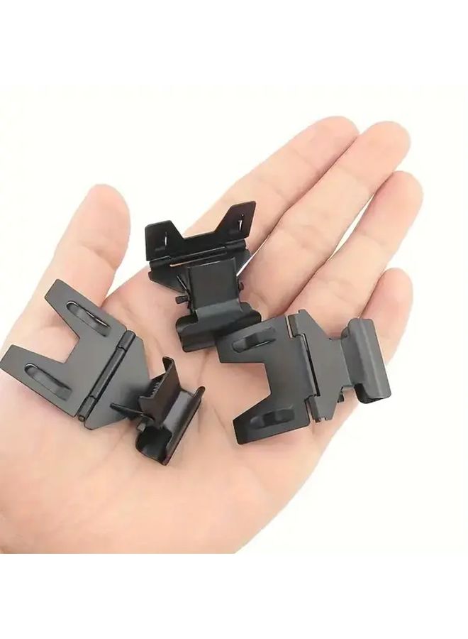 Black 4pcs Price Label Holder Sign Stand Snap Clip Shelf Talker Tag - Image 5