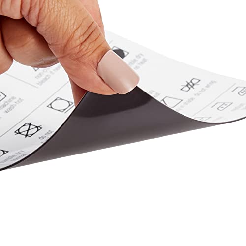 Talented Kitchen Laundry Symbols Magnet Chart - 5 x 7 in, Black & White Vinyl - Magnetic Laundry Guide & Washing Instruction Symbols - Care Chart for Drying, Ironing & Dry Cleaning - Image 5