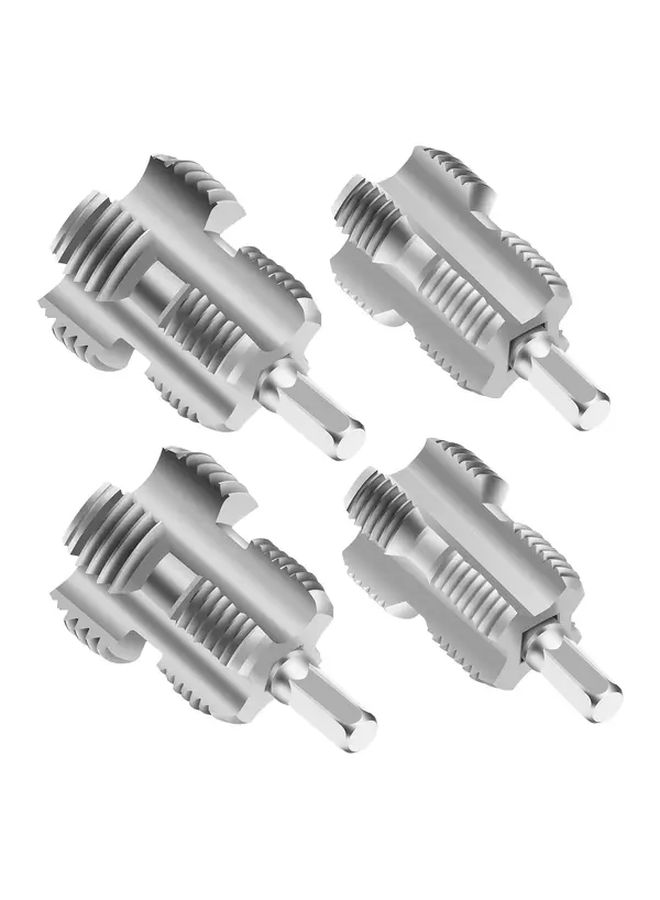 4pcs 1 2 3 4 Inch Carbon Steel PVC Pipe Thread Maker Tool For Plastic Tube - Image 1