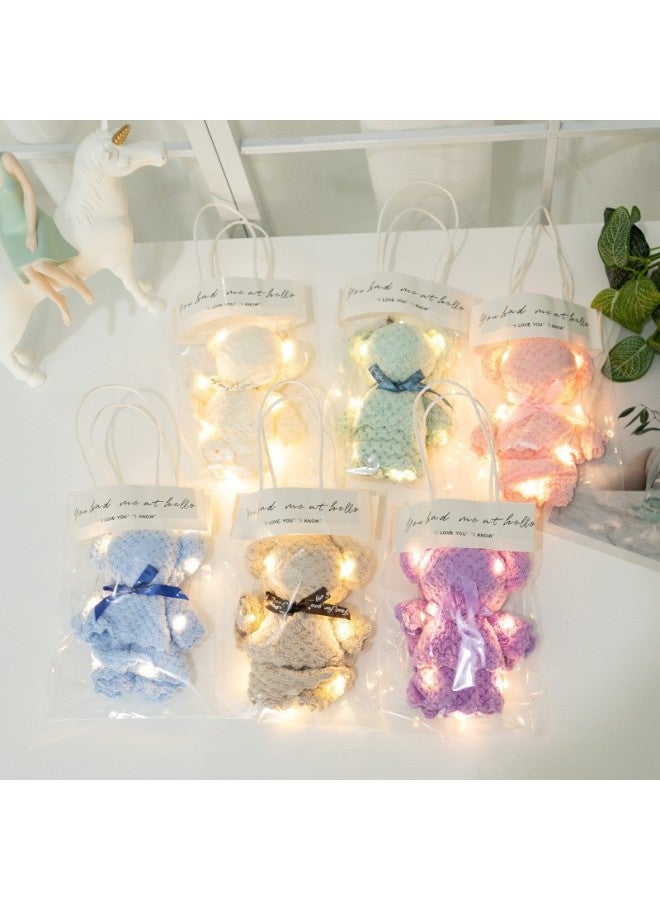 Wholesale Glowing Bear Towel Toys Promotional Gifts For Local Promotion And Night Market Trending Glowing Souvenirs 