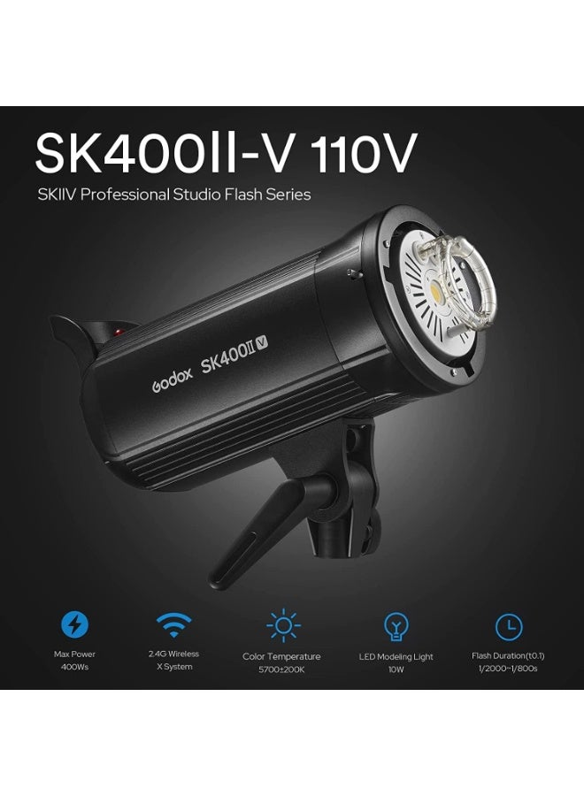 Godox SK400II‑V 2‑Light Studio Flash Kit – 400 Ws Monolights, XT‑16 Wireless Trigger, Softbox, Umbrellas & Carry Case - Image 3