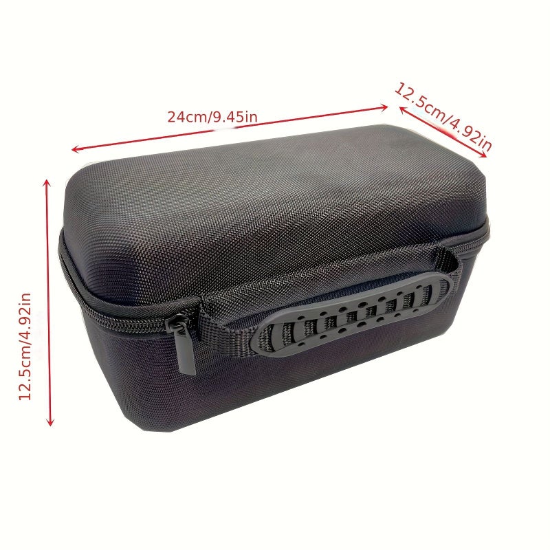 Grey Heavy Duty EVA Hard Shell Shockproof Protective Case for HY300 HY300 Pro HY320 Projector with Interior Fit Carry Handle Durable Zipper Closure for Home Theater Office Travel Organizer Tote Box - Image 3