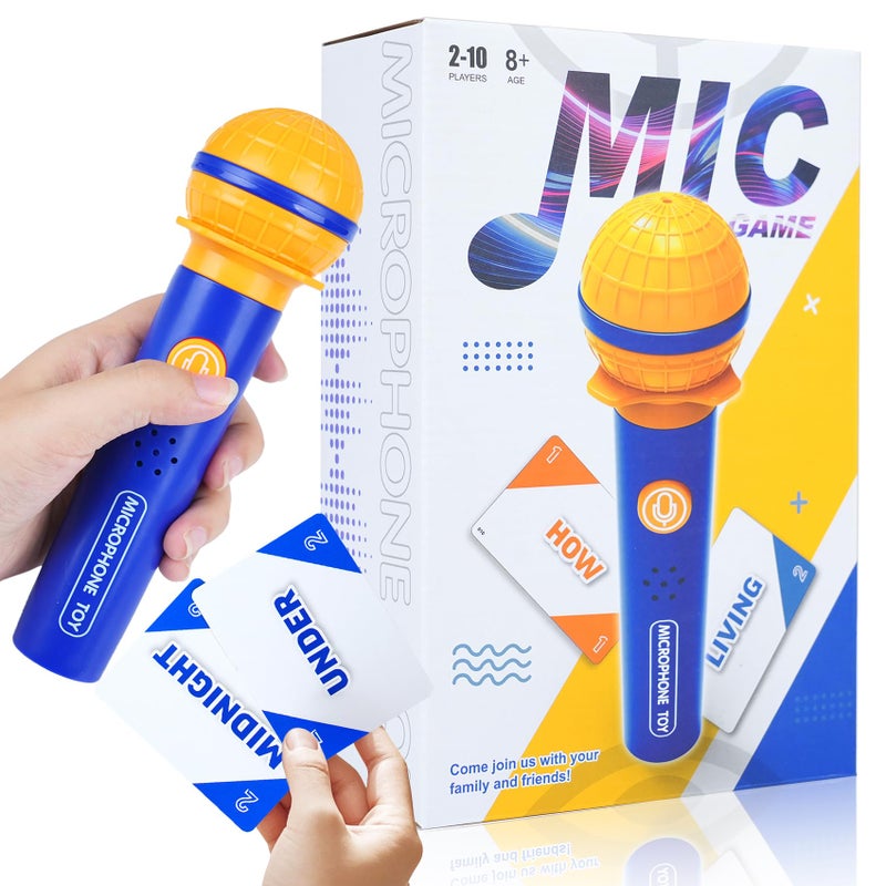 ATG Mic Karaoke Party Game Real Mic Hilarious Singing Challenge for Families Friends with 260 Song Lyrics Perfect for Games Nights Birthday Parties 8 Years Old 210 Players - Image 3