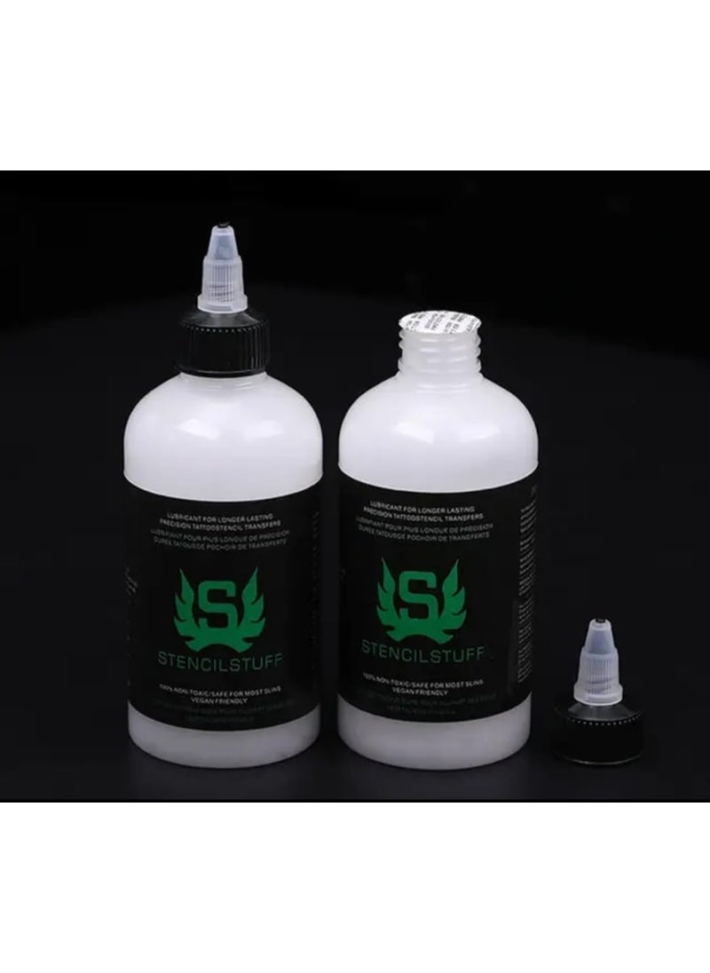 Stencil Stuff Transfer Solution 240ml – Professional-Grade Stencil Application Fluid for Clean, Precise Transfers – Leakproof Bottle with Dispensing Tip – Ideal for Tattoo & Art Stencils